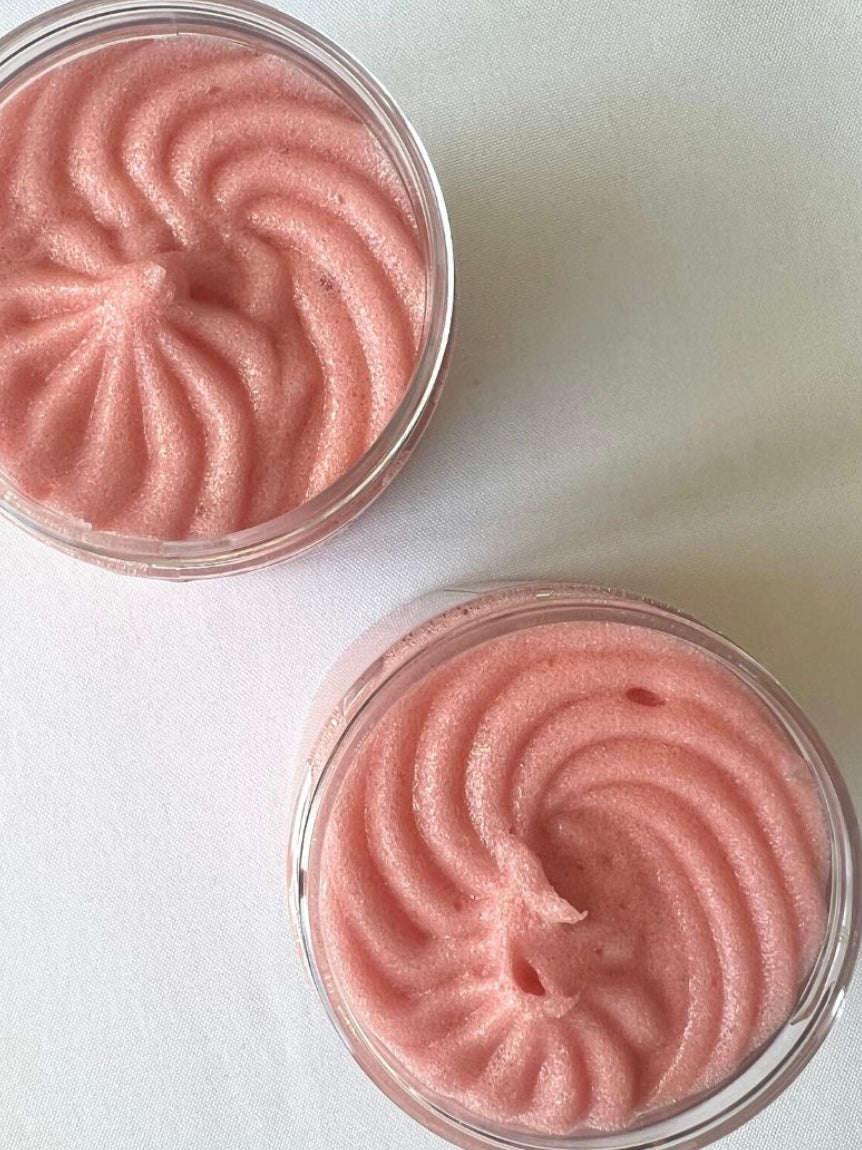 Coconut Rose Whipped Soap Scrub