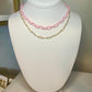 Willa Layered Necklace - Pink