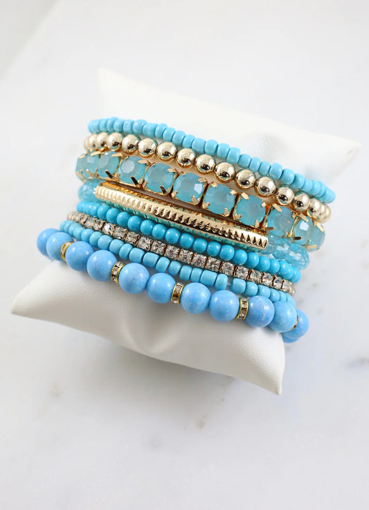 Be Mine Bracelet Set - Blue