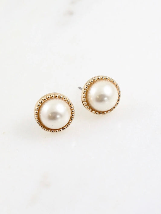 Bailey Pearl Stud Earrings