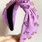 Purple Jeweled Headband