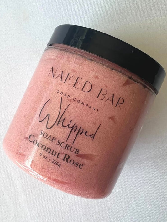 Coconut Rose Whipped Soap Scrub