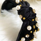 Black Pearl Jeweled Headband