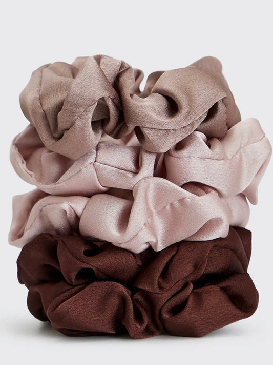 Cameo Satin Sleep Scrunchies