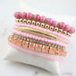 Be Mine Bracelet Set - Pink